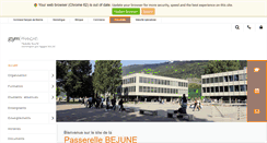 Desktop Screenshot of passerelle.gfbienne.ch